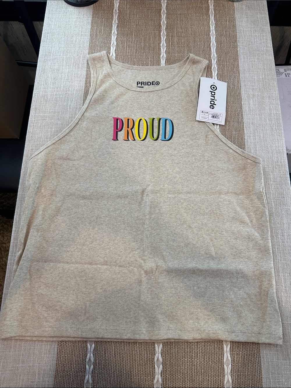 "Proud" Tank Top - Cream